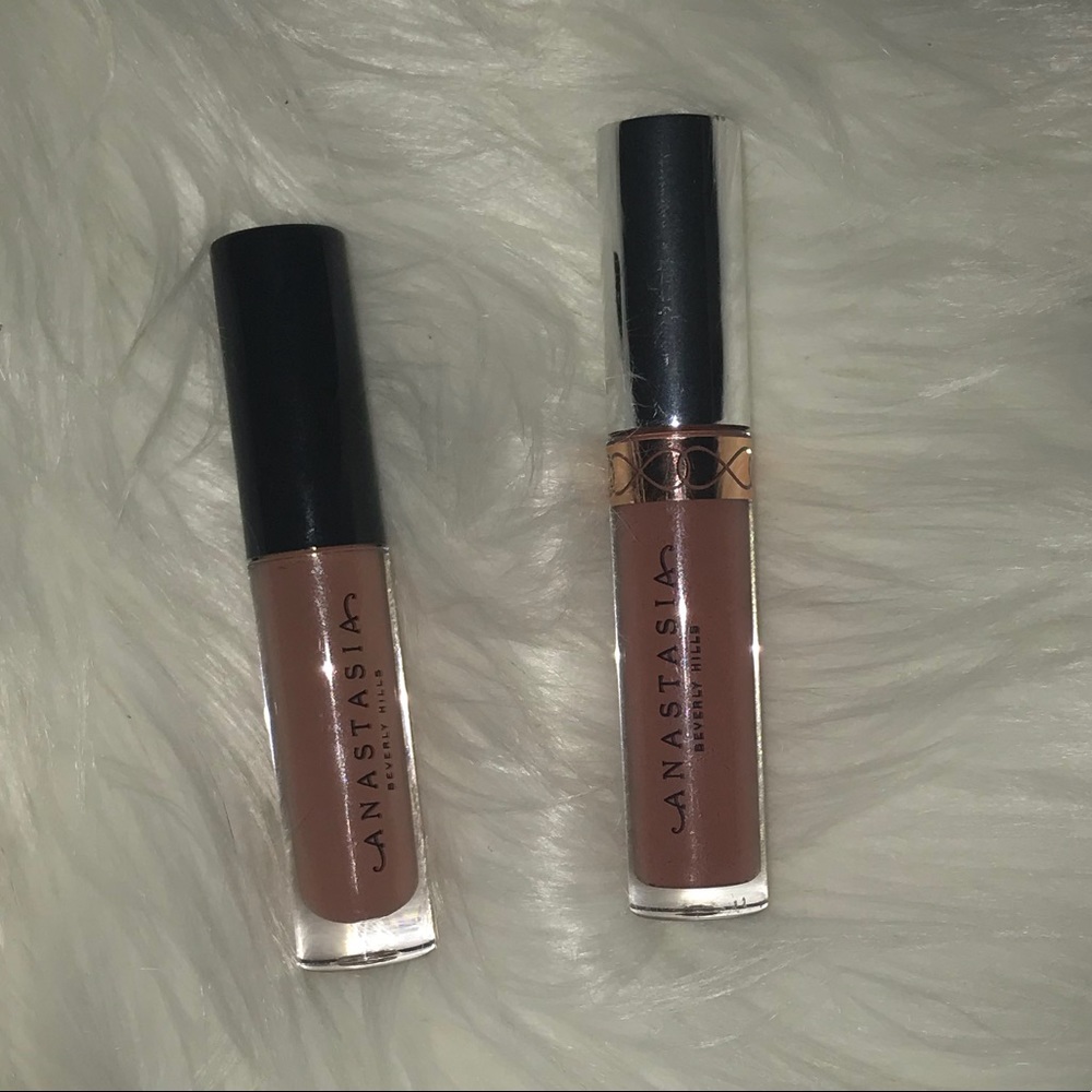 Mini ABH Toffee lip gloss & Hudson lipstick